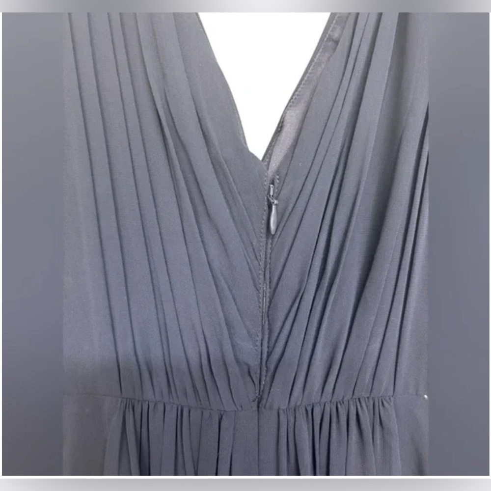 Eliza J Crystal Sleeveless dress Navy Blue V-Neck New Size 6 - Picture 10 of 14